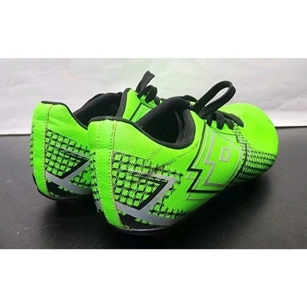Lotto Forza Elite 3 JR Youth Soccer Cleats Size 6 Neon Lime Green Black